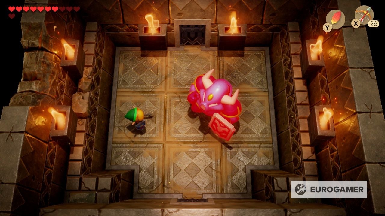 Zelda Link's Awakening Ancient Ruins, Armos Knight boss strategy